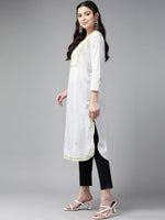 Thumbnail for ADA Floral Embroidered Chikankari Kurta - Distacart
