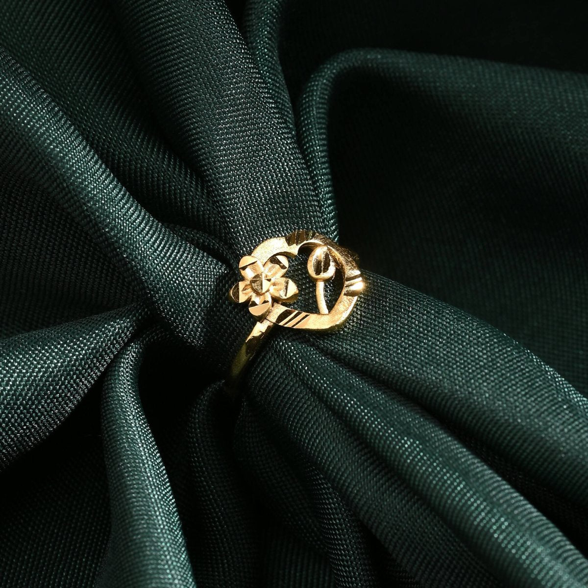 AanyaCentric Gold-plated Mangalsutra & Ring Set - Distacart