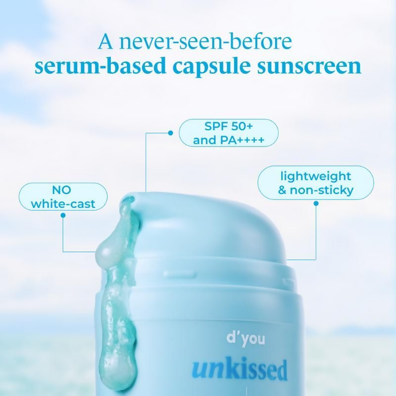 d'you Unkissed Serum Sunscreen SPF 50 & PA++++