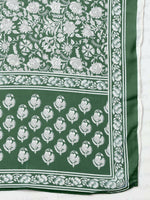 Thumbnail for Vamika Poly Rayon Printed Bottle Green Party Wear/Casual Wear/Office Wear Kurta Set/Suit - Distacart