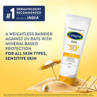 Thumbnail for Cetaphil Sun SPF 50 Light Gel Mineral Base For Normal, Dry & Oily Skin