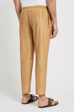 Thumbnail for Ethnic India Beige solid Pant for Men - Distacart