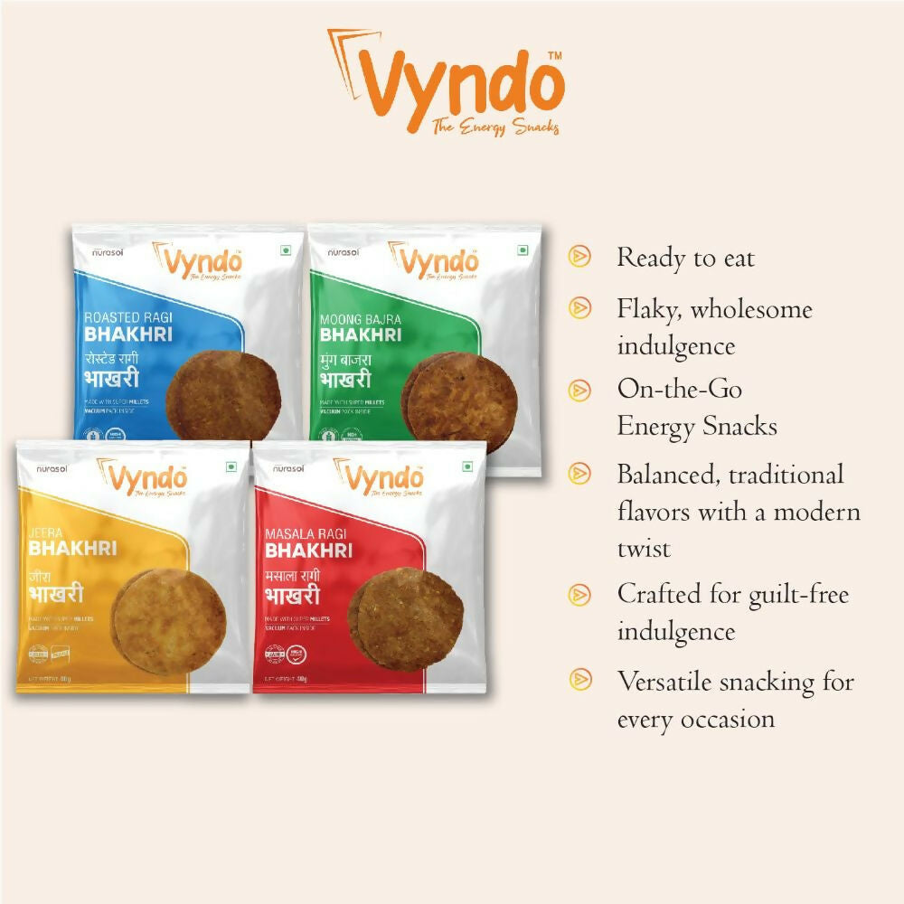 Vyndo Bhakhri Mini Snack Pack Combo - Distacart