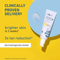 Thumbnail for Plum 2% Niacinamide Sunscreen SPF 50 PA+++ UVA/B - Reduces Tan, No White Cast, Dermat Tested