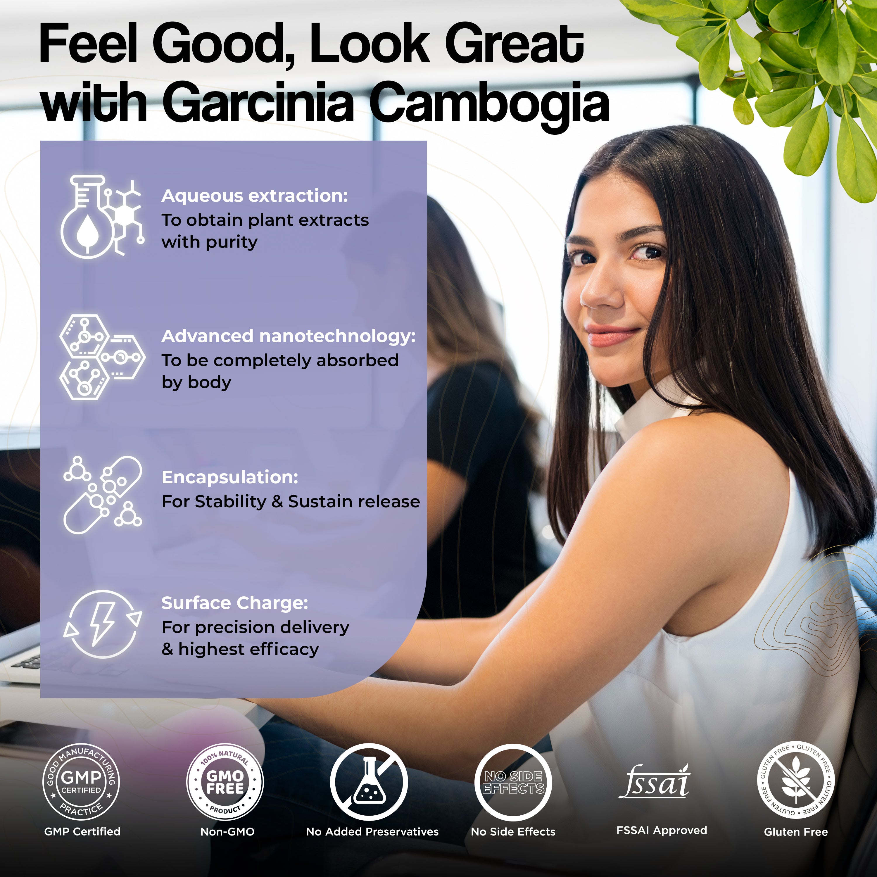 Health Veda Organics Plant Based Garcinia Capsules - Distacart