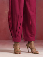 Thumbnail for trueBrowns Magenta Cotton Kurta Co-ord set - Distacart