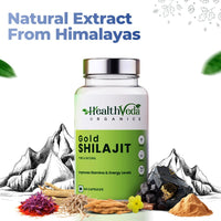 Thumbnail for Health Veda Organics Gold SJ Veg Capsules - Distacart