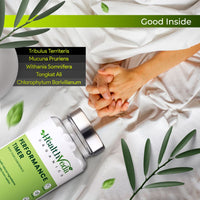 Thumbnail for Health Veda Organics Performance Timer Veg Capsules For Men - Distacart