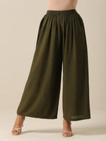 Thumbnail for trueBrowns Lime Slub Texture Slit Kurta Palazzo Set - Distacart