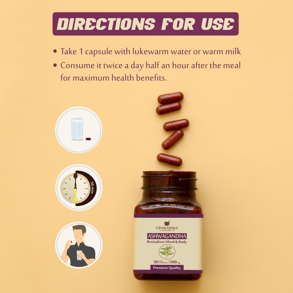 Upakarma Ayurveda Ashwagandha Capsules - Distacart
