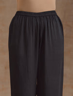 Thumbnail for trueBrowns Grey Modal Satin Oversized Round Co-Ord Set - Distacart