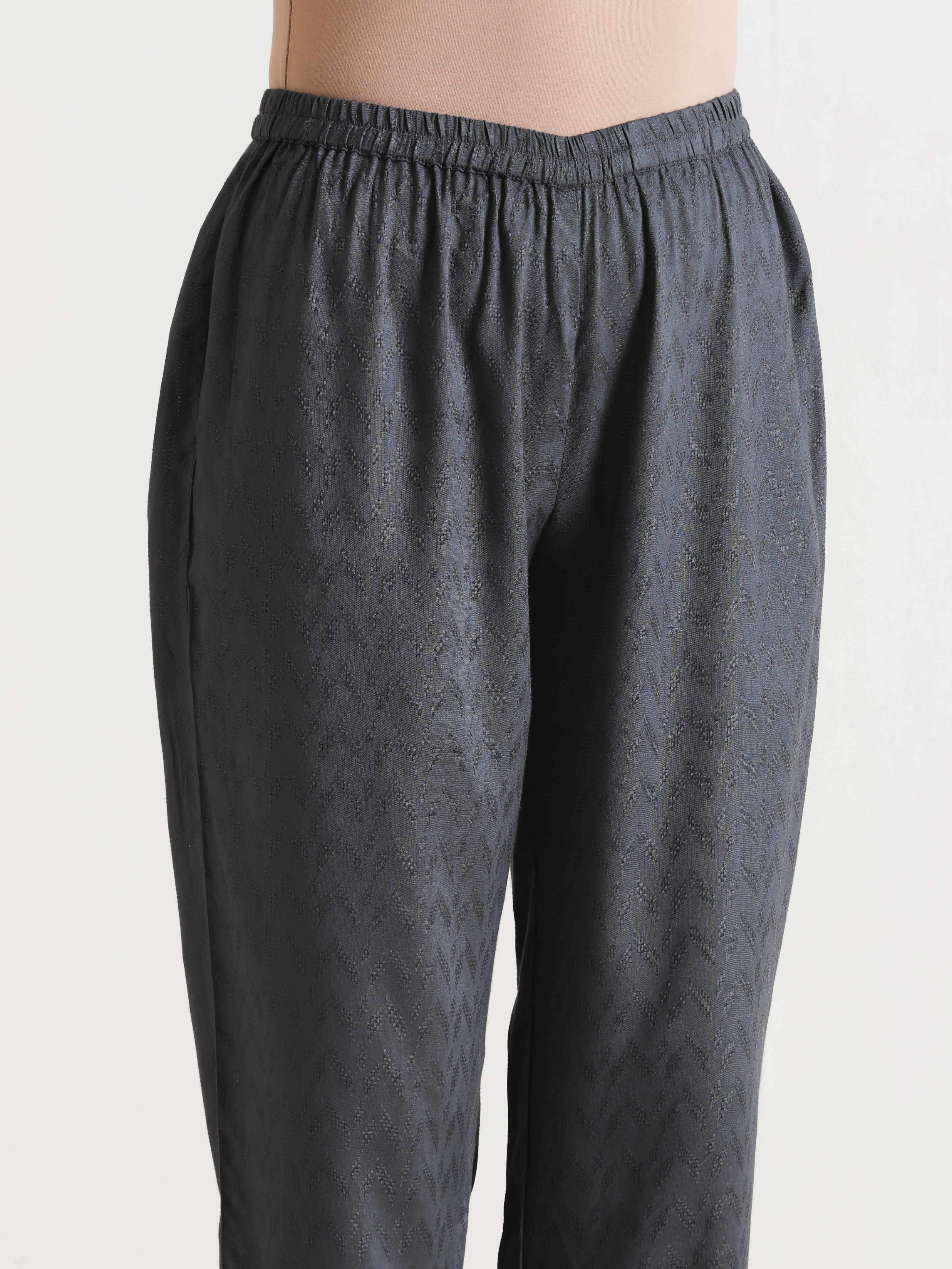 trueBrowns Grey Short Co-Ord Set - Distacart