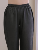 Thumbnail for trueBrowns Pink Slub Sleeveless Kurta Pant Set - Distacart