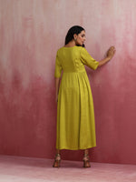 Thumbnail for trueBrowns Modal Lime Green Dress - Distacart