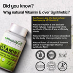 Thumbnail for Health Veda Organics Vitamin E Capsules - Distacart