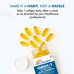 Thumbnail for Dr. Morepen Omega-3 1250Mg Deep Sea Fish Oil Triple Strength Softgel Capsules