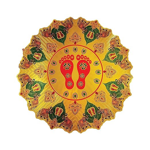Stickerbazaar Micro Golden Embossing Rangoli Stickers