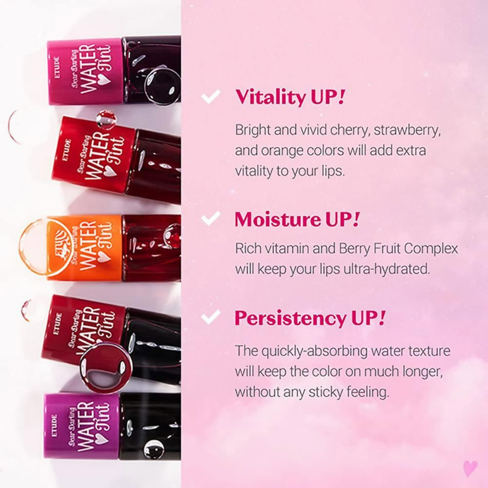 Etude House Dear Darling Water Gel Lip And Cheek Tint Lipstick - 02 Cherry Ade
