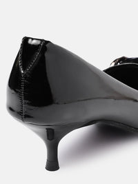 Thumbnail for ELLE Women Chain Detail Kitten Heel Pumps
