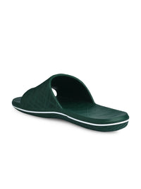 Thumbnail for Paragon Men Green & White Rubber Sliders