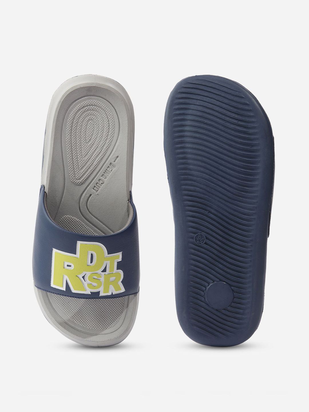 Roadster The Lifestyle Co. Men Blue Printed Sliders