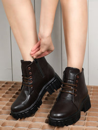 Thumbnail for Roadster The Lifestyle Co Women Block-Heeled Chunky Boots