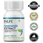 Thumbnail for Inlife Shatavari Extract 500MG Capsules - Distacart
