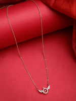 Thumbnail for NVR Women's Rose Gold American Diamond Metal Chain - Distacart