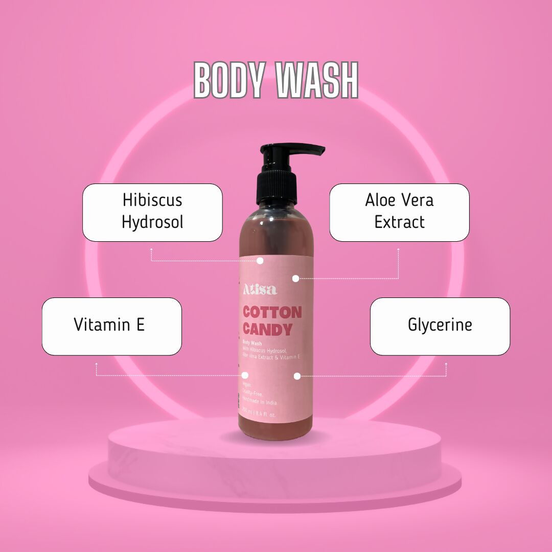 Atisa Cotton Candy Body Wash - Distacart