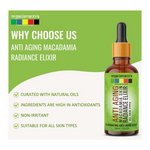 Thumbnail for Organix Mantra Anti-Aging Macadamia Radiance Elixir Natural Face Care Serum - Distacart