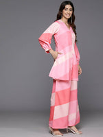 Thumbnail for Ahalyaa Women's Traditional Wear Co-ods - Pink - Distacart