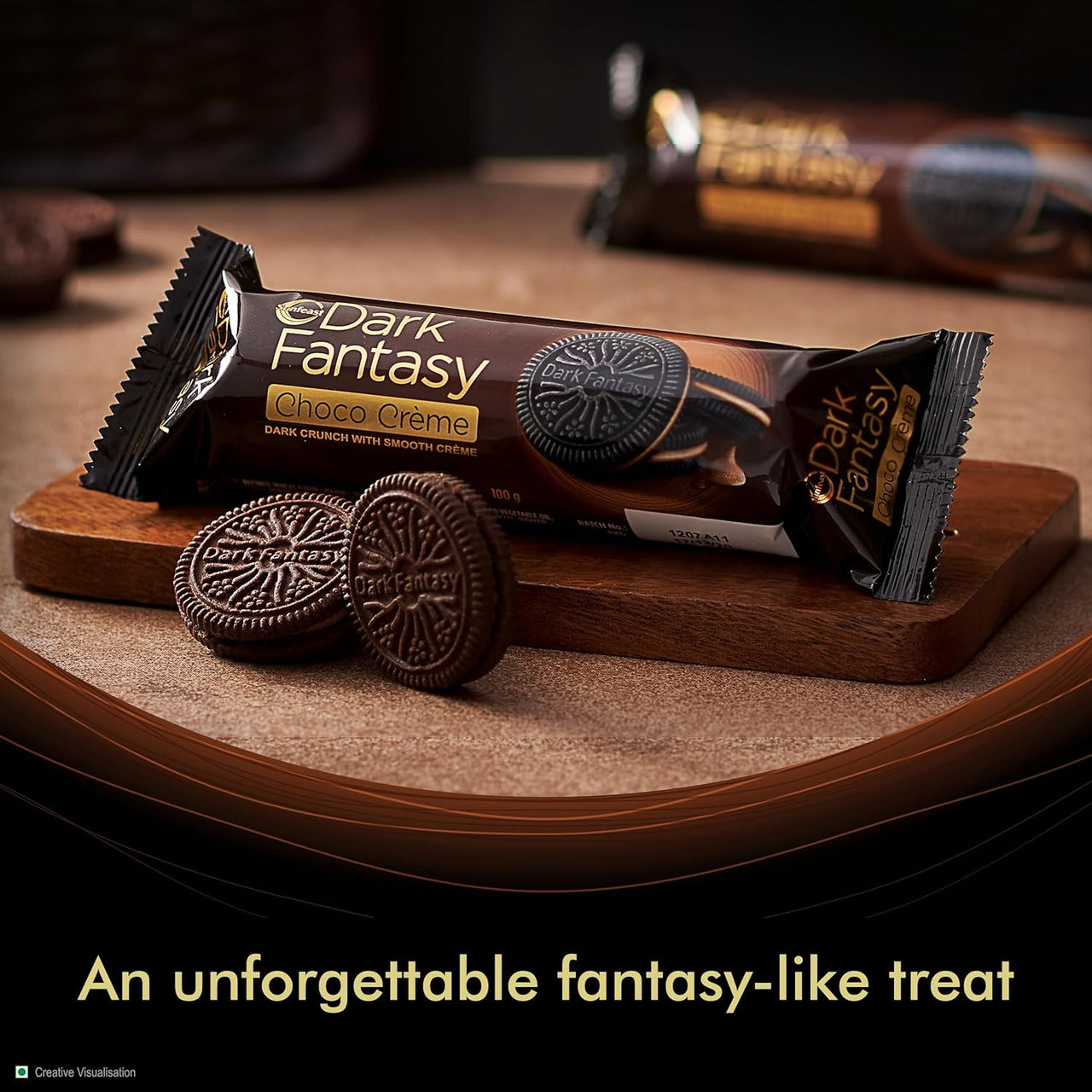 Sunfeast Dark Fantasy Sandwich Creme Dark Crunch With Choco Creme - Distacart
