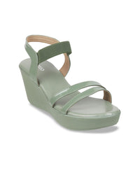 Thumbnail for Metro Open-Toe Wedge Heels