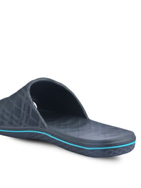 Thumbnail for Paragon Men Grey & Blue Rubber Sliders