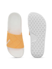 Thumbnail for Roadster The Lifestyle Co. Men yellow Textured Slip-On Sliders
