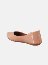 Thumbnail for DressBerry Nude-Coloured Pointed Toe Ballerinas