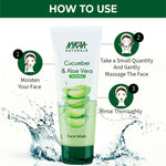 Thumbnail for Nykaa Naturals Cucumber & Aloe Vera Face Wash for Hydrated Skin - Distacart