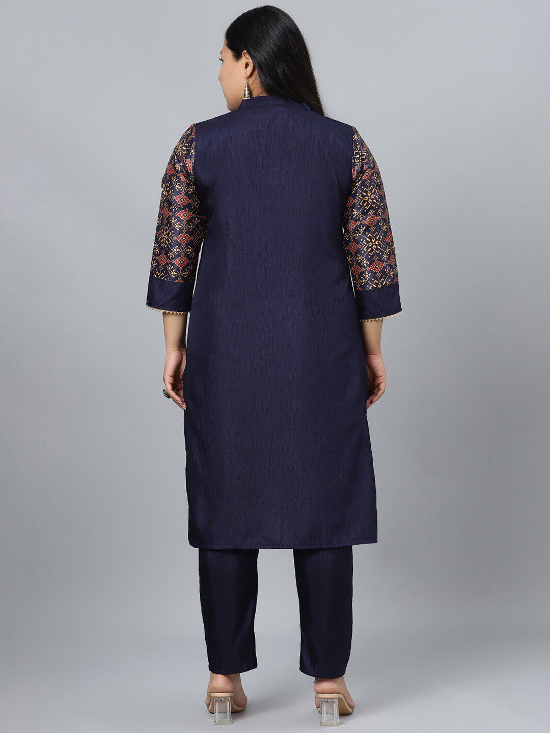 Sztori Ethnic Motifs Printed Straight Kurta with Pant - Distacart