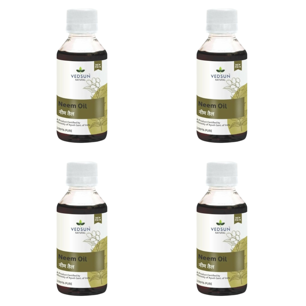 Vedsun Naturals Natural Neem Oil Pure and Organic Massage Oil for Skin & Hair - Distacart