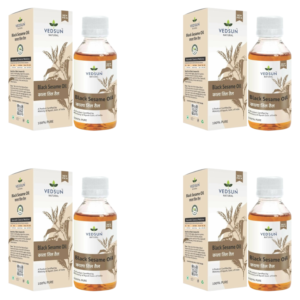 Vedsun Naturals Sesame Oil Til Ka Tel Pure And Organic For Skin And Hair - Distacart