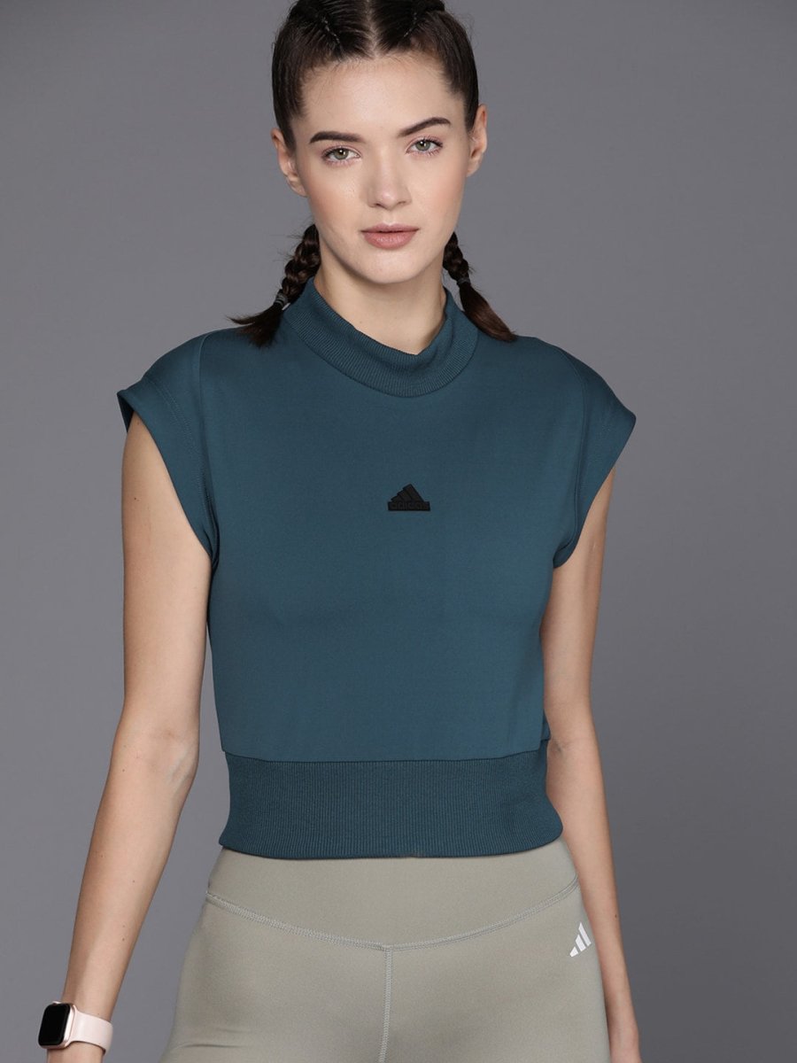 Adidas High Neck Slim Fit T-shirt - Distacart
