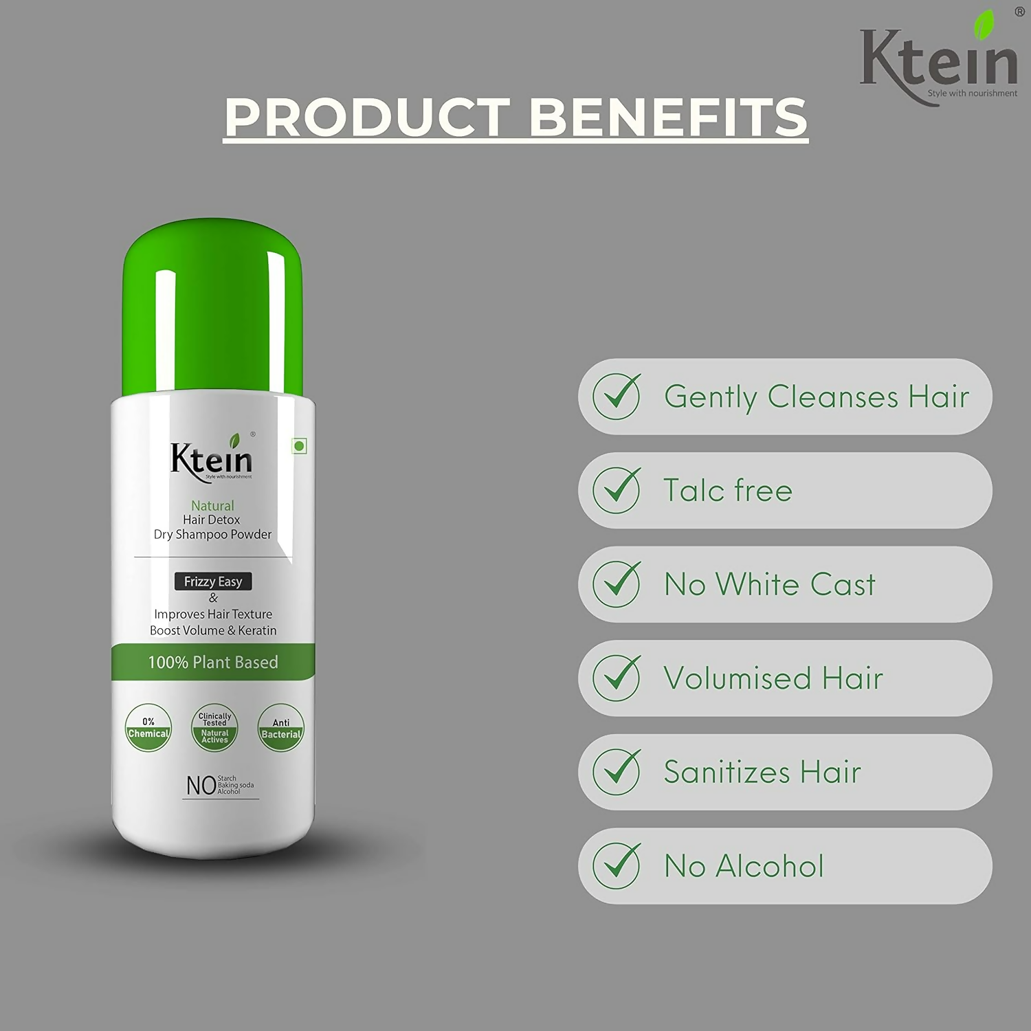Ktein Natural Detox Dry Shampoo - Distacart