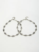 Thumbnail for NVR Women's Set of 2 Silver-Plated Elephant Design Anklets - Distacart