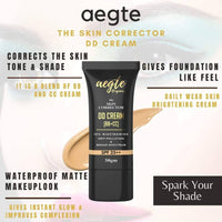 Thumbnail for Aegte Organics The Skin Corrector DD Cream (BB+CC) benefits