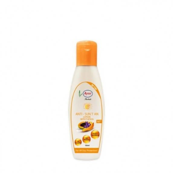 Ayur Herbals Anti-Sun Tan Lotion With Papaya