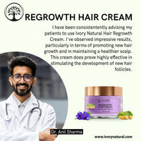 Thumbnail for Ivory Natural Hair Growth Cream For Stronger, Healthier Hair - Distacart