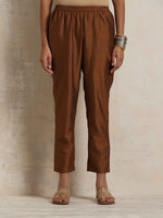 Thumbnail for trueBrowns Red Silk Kurta Co-ord Set - Distacart