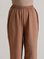 Thumbnail for trueBrowns Dark Green Kurta Pant Set - Distacart