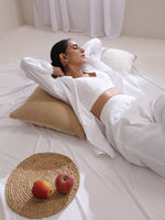 Thumbnail for trueBrowns White Slub Texture Pant Suit Set - Distacart