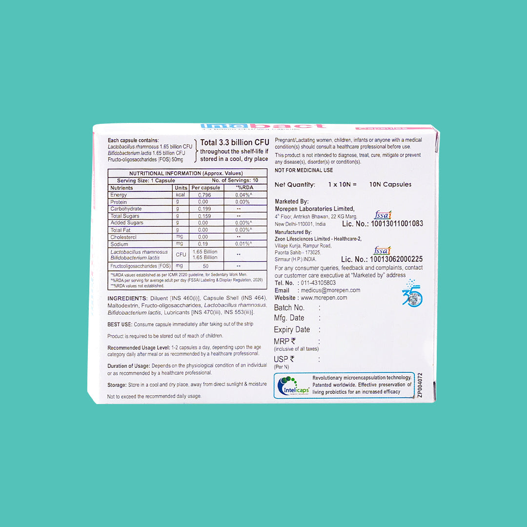 Dr. Morepen Intebact Probiotic Capsules